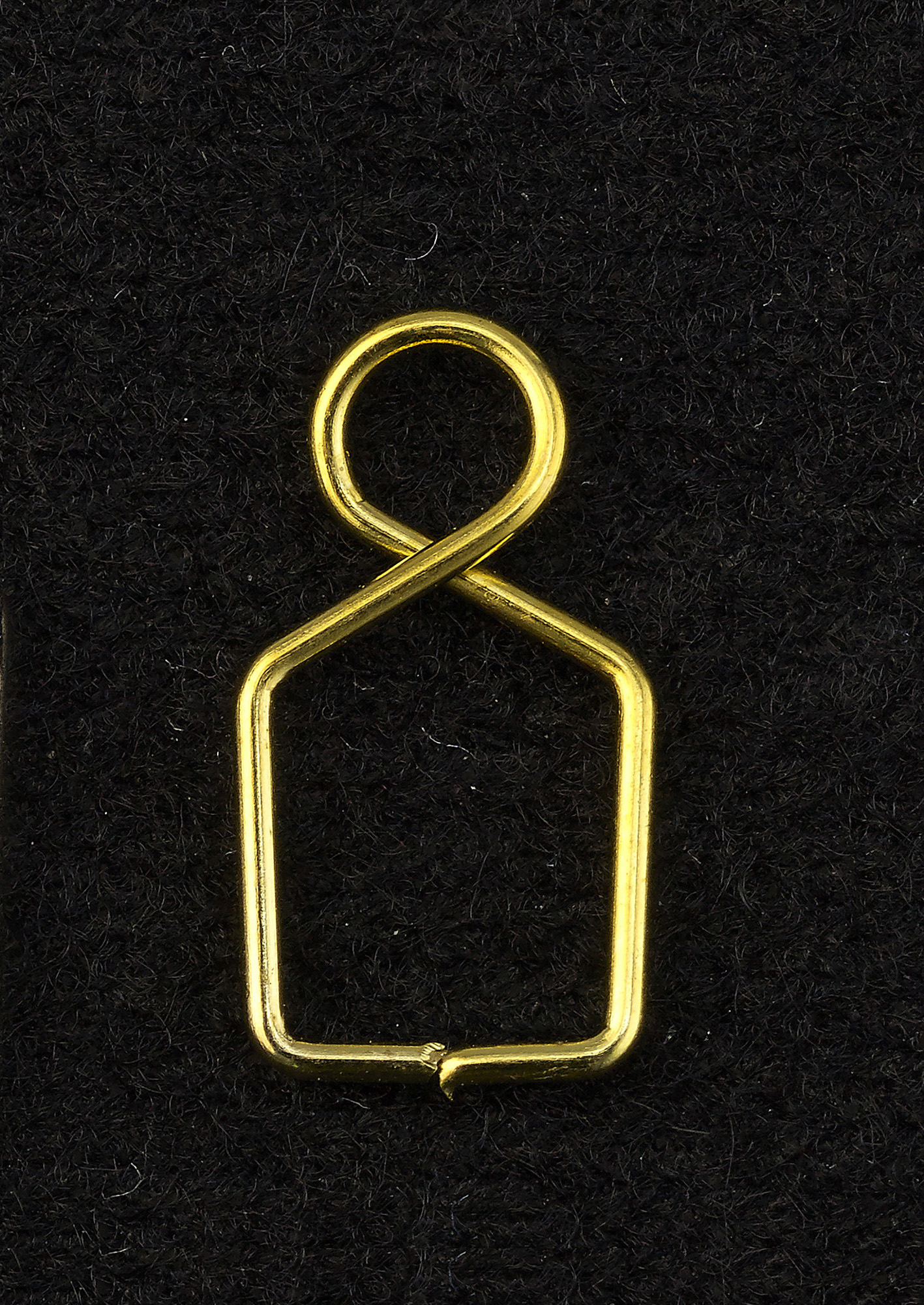 C90076  Square Claw Link 8X14mm Gold